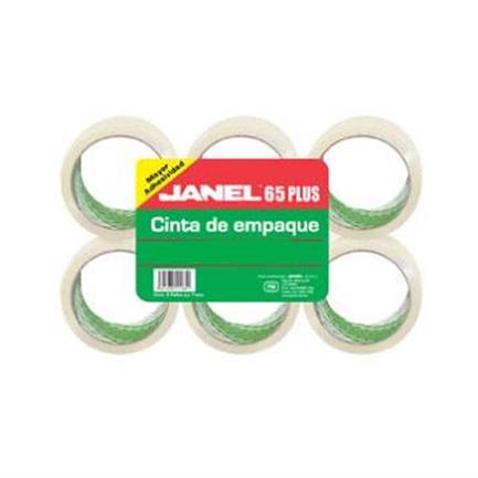 JANEL - CINTA JANEL EMPAQUE TRANSP .048X50MTS PAQ C/6