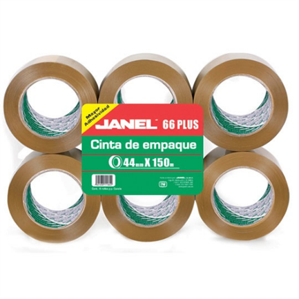 JANEL - CINTA JANEL EMPAQUE CANELA 44X150 HOT MELT