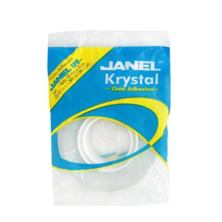JANEL - Cinta Janel Adhesiva Krystal 120 018x33m