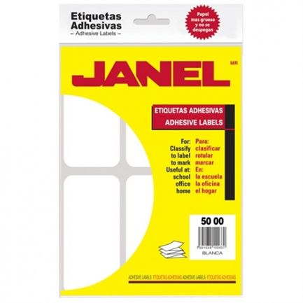 JANEL - ETIQUETA JANEL ADHESIVA 50X100 C/84 #25
