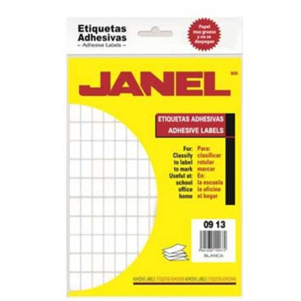 JANEL - ETIQUETA JANEL ADHESIVA 9X13 C/3600 #01