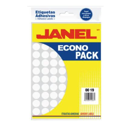 JANEL - ETIQUETA JANEL ADHESIVA 00X19 C/1260 #28