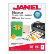 JANEL - ETIQUETA JANEL 109 LASER 216 X 279 100H C/100