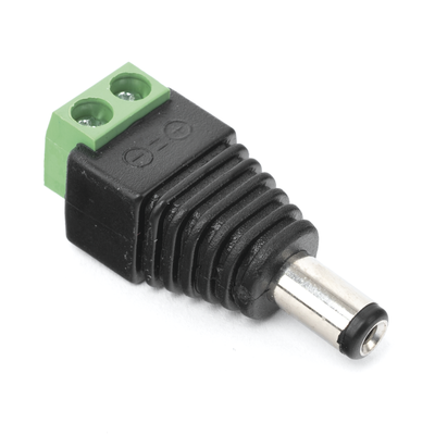 EPCOM POWERLINE - Adaptador Macho Tipo Jack de 3.5 mm (0.14 Pulgadas) Polarizado de 12 Vcc / Terminales Tipo Tornillo / Polarizado (+/-) / Ideal para Cámaras de Video Vigilancia