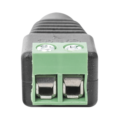 EPCOM POWERLINE - Adaptador Hembra Tipo Jack de 3.5 mm Polarizado de 12 Vcc / Terminales Tipo Tornillo / Polarizado (+/-) / Ideal para Cámaras de Video Vigilancia