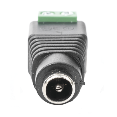 EPCOM POWERLINE - Adaptador Hembra Tipo Jack de 3.5 mm Polarizado de 12 Vcc / Terminales Tipo Tornillo / Polarizado (+/-) / Ideal para Cámaras de Video Vigilancia