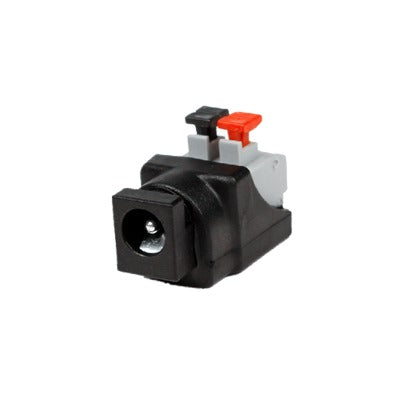 EPCOM POWERLINE - Adaptador Tipo Jack de 3.5 mm Hembra Polarizado de 12 Vcc con Terminales de Presión