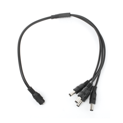 EPCOM POWERLINE - Cable con Conector Jack Hembra de 3.5 mm con 4 Salidas de Jack Macho (Divisor de Energía) / Tipo Pulpo / 4 Conectores Macho / 1 Conector Hembra / Jack de 3.5 mm