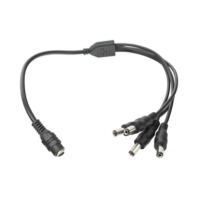 EPCOM POWERLINE - Cable con Conector Jack Hembra de 3.5 mm con 4 Salidas de Jack Macho (Divisor de Energía) / Tipo Pulpo / 4 Conectores Macho / 1 Conector Hembra / Jack de 3.5 mm