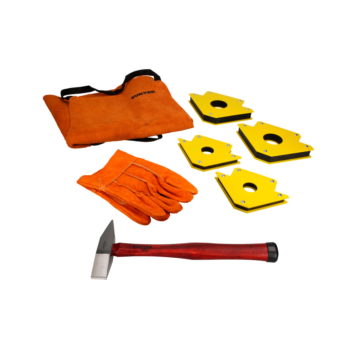 Surtek - Juego de herramientas para herrero/soldador con martillo, 7pz