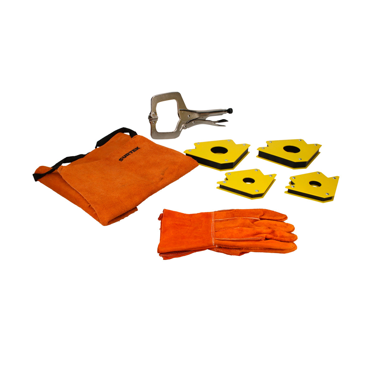 Surtek - Juego de herramientas para herrero/soldador con pinzas, 7pz