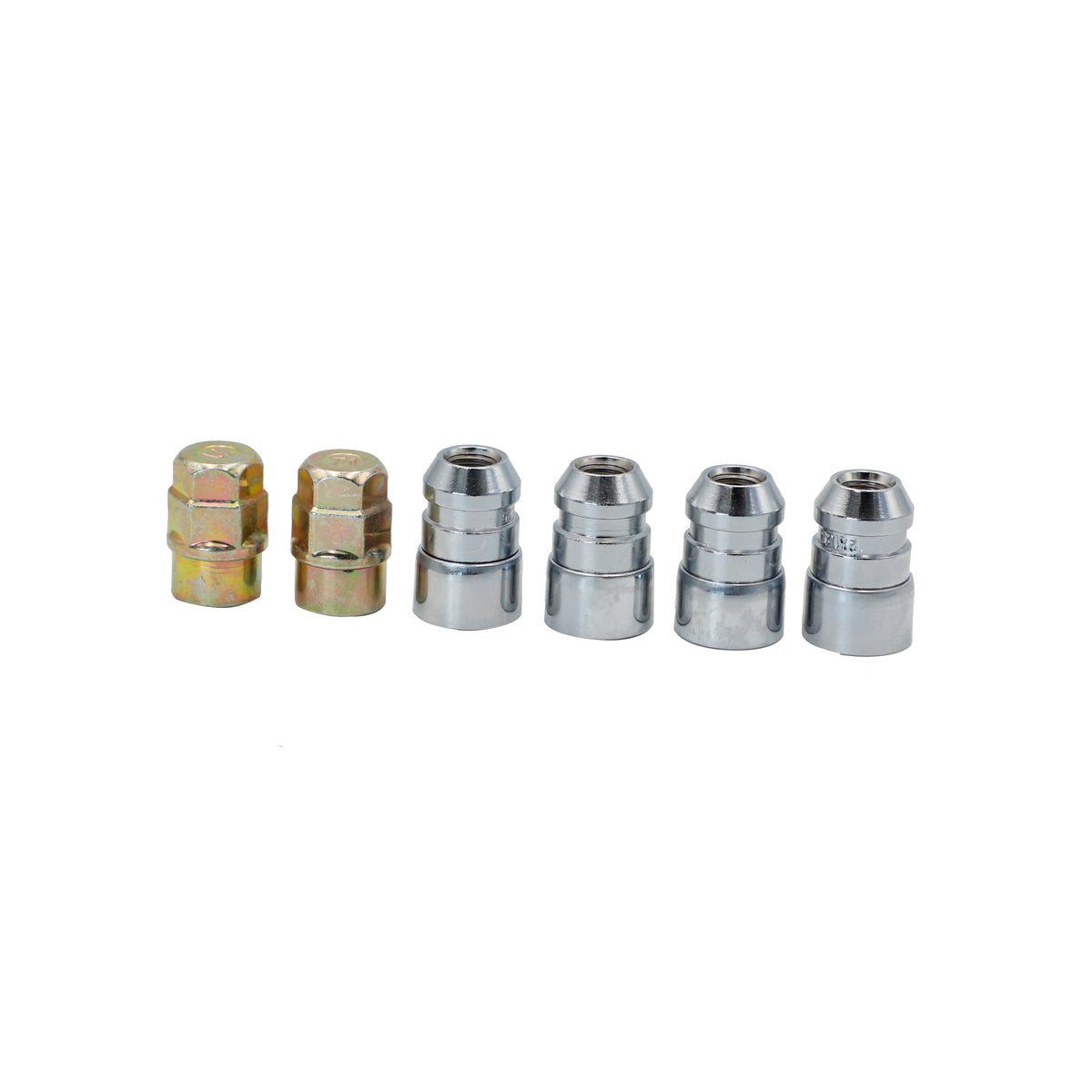 Surtek - Juego de tuercas de seguridad para rin, 6 piezas, 14mm x 1.5 in