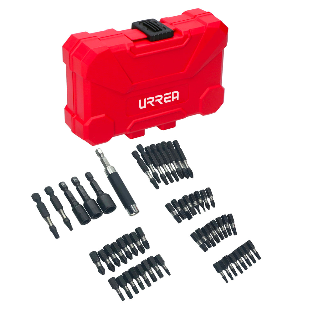 Urrea - Juego de 54 puntas y accesorios para destornillador