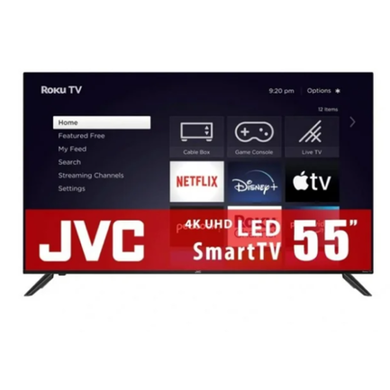 JVC - Televisor JVC Smart TV UHD Led 4K SI55URF Roku Frameless