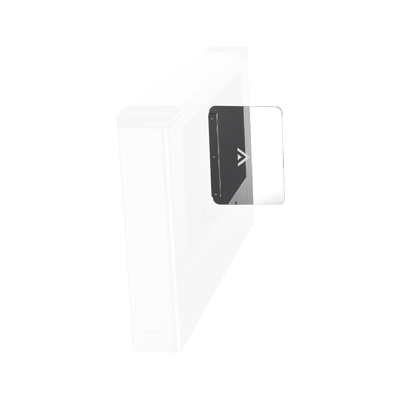 HIKVISION - Aleta de Acrílico para formar  carriles de 110 cms en torniquetes Hikvision Series DS-K3B501 y DS-K3B601 / Uso en accesos amplios para silla de ruedas