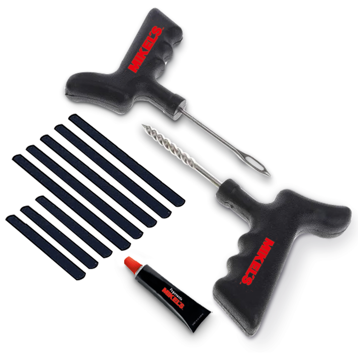 Kit reparación de neumáticos (11 pzas)