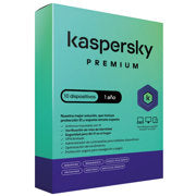 KASPERSKY - Licencia Antivirus Kaspersky Premium 1 Año 10 Dispositivos