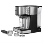 KOBLENZ - Cafetera Koblenz CKM-1350 en Color Negro con Acero Inoxidable Prepara Café Espresso Capiccino y Late 1350 Watts