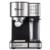KOBLENZ - Cafetera Koblenz CKM-1350 en Color Negro con Acero Inoxidable Prepara Café Espresso Capiccino y Late 1350 Watts
