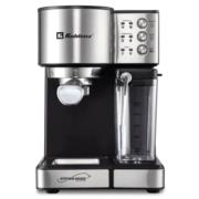 KOBLENZ - Cafetera Koblenz CKM-1350 en Color Negro con Acero Inoxidable Prepara Café Espresso Capiccino y Late 1350 Watts