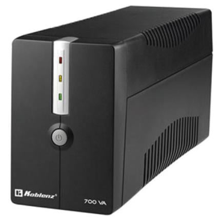 KOBLENZ - Regulador Koblenz 7016 NoBreak USB/R 700VA/360W Respaldo 25 Minutos 6 Contactos Garantía 3 Años