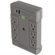 KOBLENZ - Multicontacto Koblenz Supresor de Picos 2000 Joules 6 Contactos Giratorios 1 LED 1 Puertos USB A