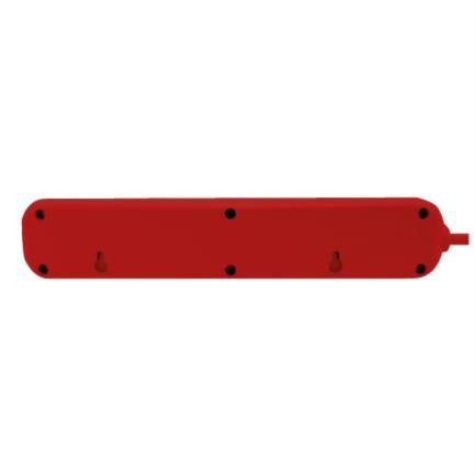KOBLENZ - Supresor Rojo Koblenz SS-300-C 300 Joules 6 Contactos Aterrizados Switch On/Off