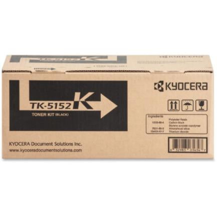 KYOCERA - Tóner Kyocera TK-5152K 12K Páginas Compatible P6035cdn/M6035cidn/M6535cidn Color Negro