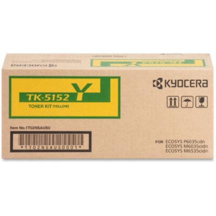 KYOCERA - Tóner Kyocera TK-5152Y 12K Páginas Compatible P6035cdn/M6035cidn/M6535cidn Color Amarillo
