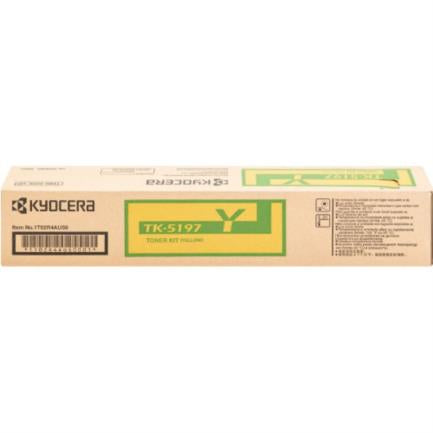 KYOCERA - Tóner Kyocera TK-5197Y 7K Páginas Compatible TASKalfa 308ci/306ci Color Amarillo