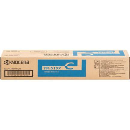 KYOCERA - Tóner Kyocera TK-5197C 7K Páginas Compatible TASKalfa 308ci/306ci Color Cian