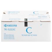 KYOCERA - Tóner Kyocera TK-5222C 1.2K Páginas Compatible P5021cdn/P5021cdw/M5521cdn/M5521cdw Color Cian