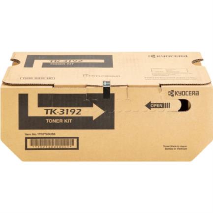 KYOCERA - Tóner Kyocera TK-3192 25K Páginas Compatible P3060dn/M3660idn Color Negro