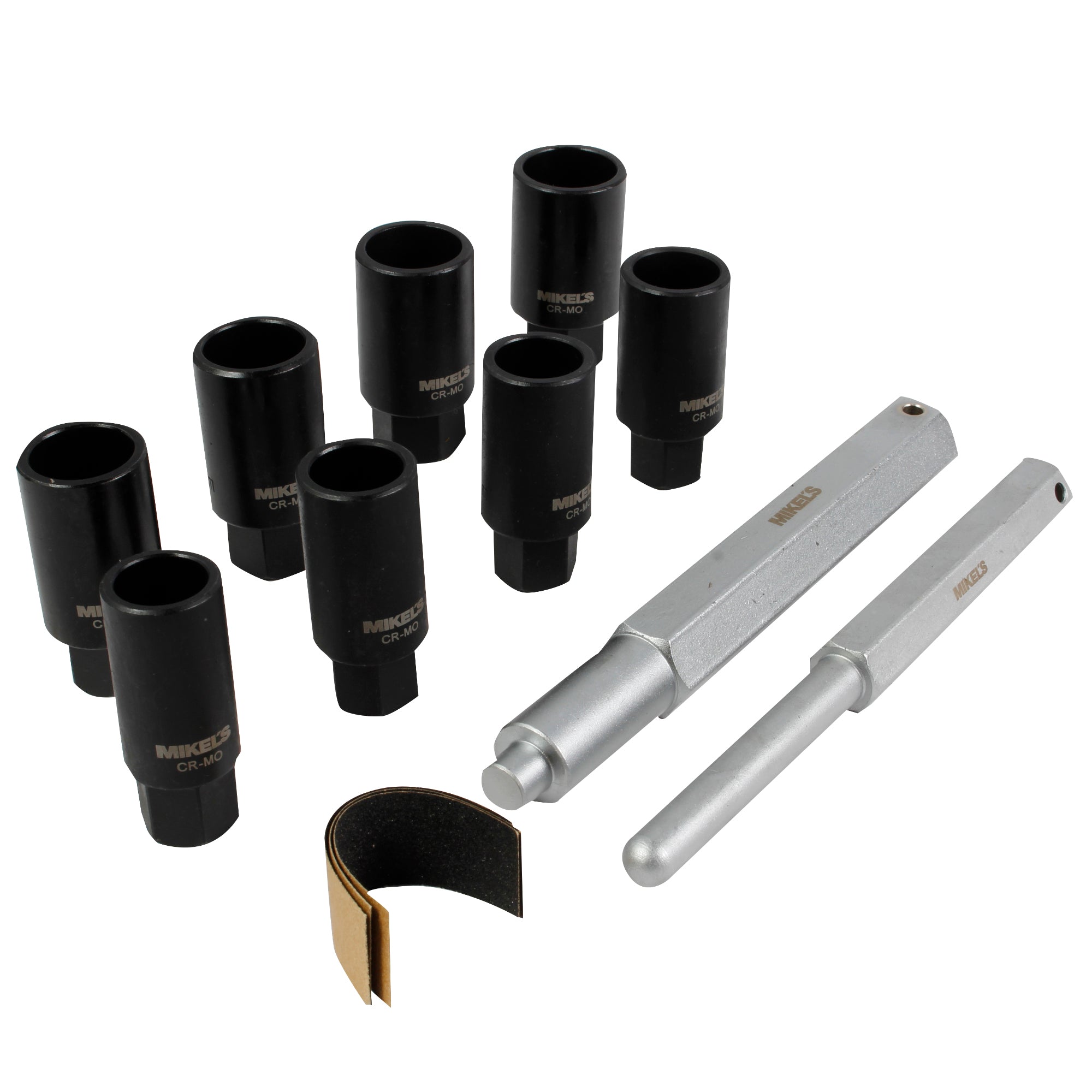 Kit dados extractores para birlos y tuercas de seguridad (10 pzas)