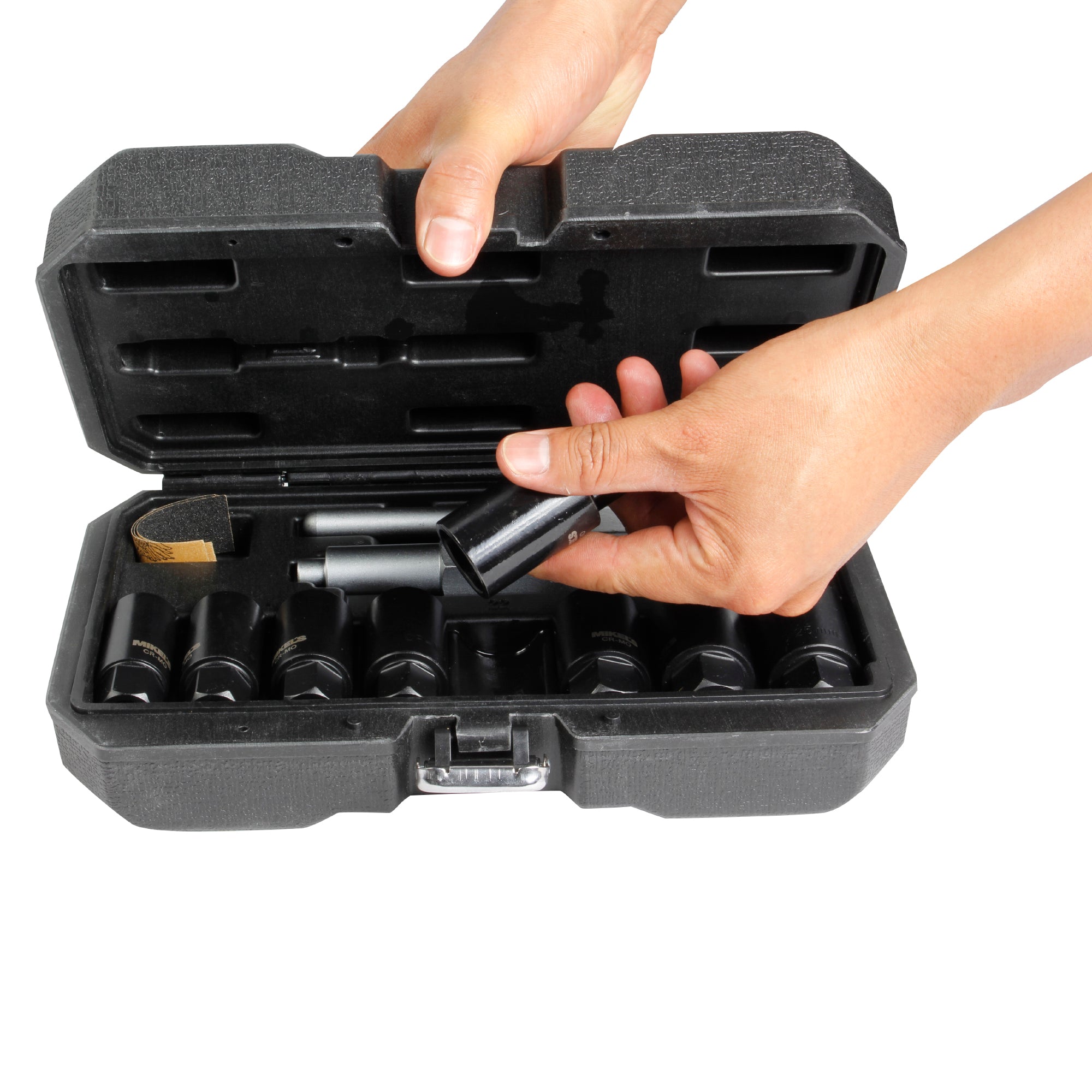 Kit dados extractores para birlos y tuercas de seguridad (10 pzas)