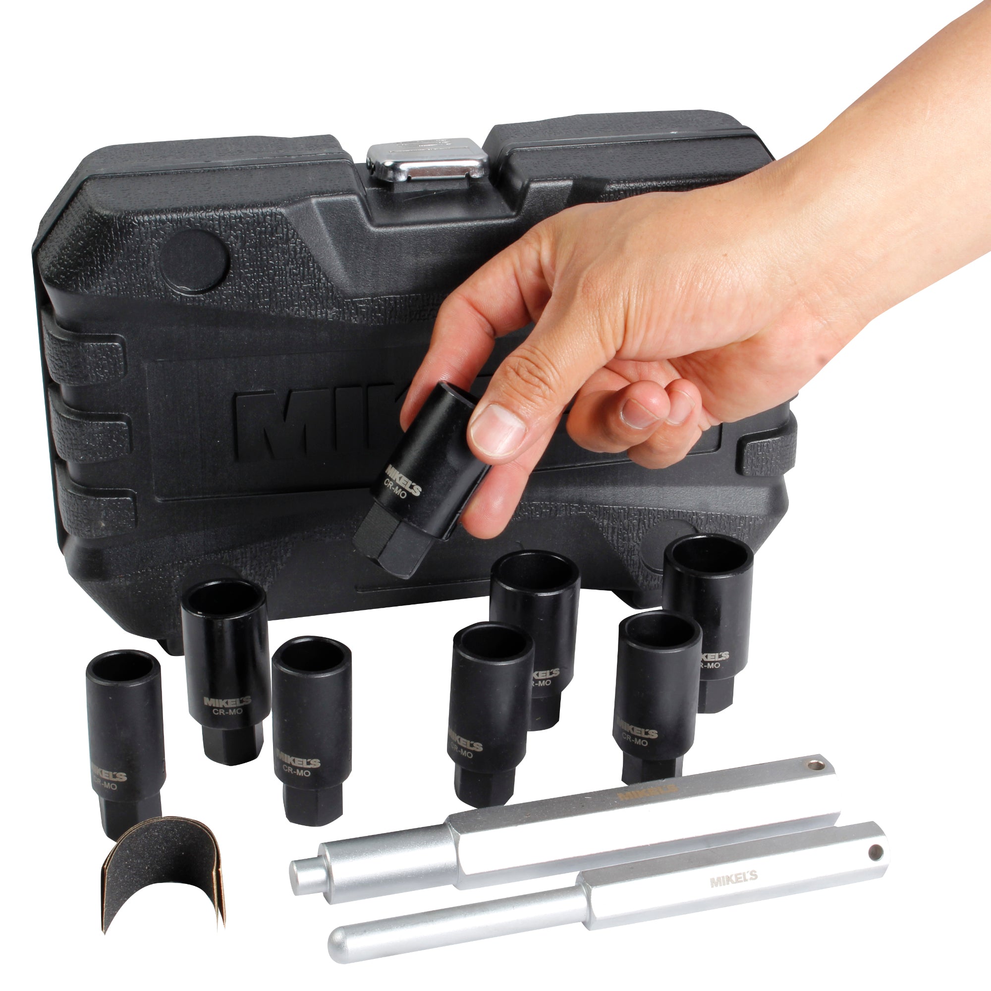 Kit dados extractores para birlos y tuercas de seguridad (10 pzas)