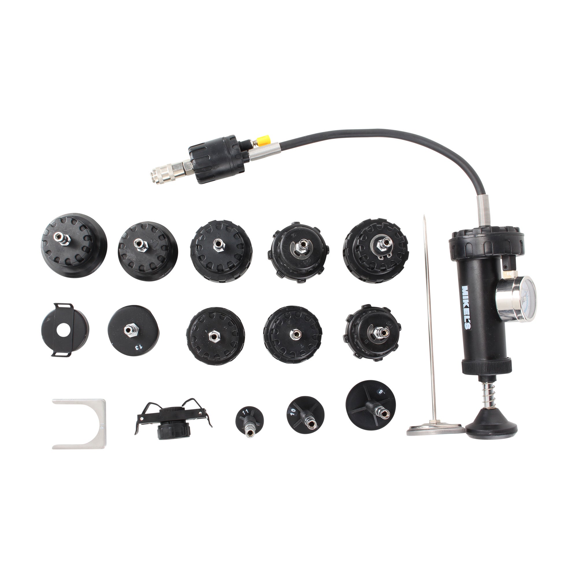 Kit detector de fugas para sistema de enfriamiento automotriz