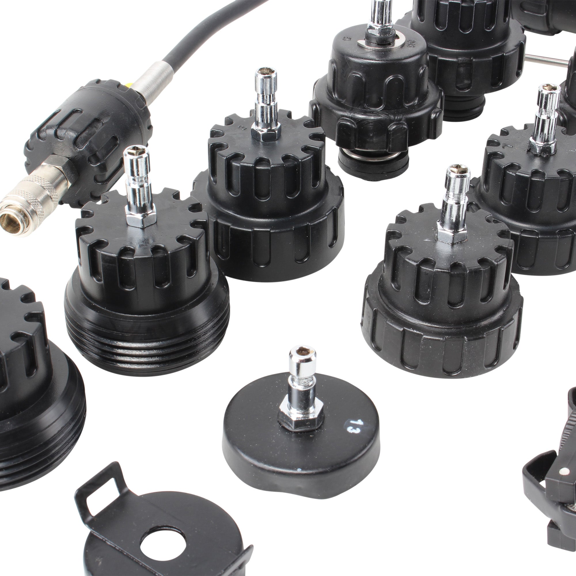 Kit detector de fugas para sistema de enfriamiento automotriz