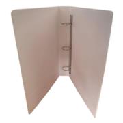 KYMA - Carpeta Panorámica Kyma de Vinil Tamaño Oficio 1 1/2" Aro en "O" Blanca