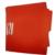 KYMA - Carpeta Pressboard Kyma C/Broche 8cm Tamaño Carta Rojo Paquete C/5