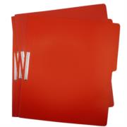 KYMA - Carpeta Pressboard Kyma C/Broche 8cm Tamaño Carta Rojo Paquete C/5