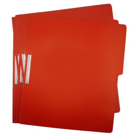 KYMA - Carpeta Pressboard Kyma C/Broche 8cm Tamaño Carta Rojo Paquete C/5