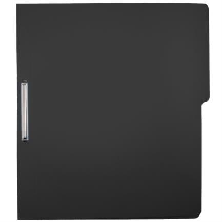 KYMA - Carpeta Pressboard Kyma C/Broche 8cm Tamaño Carta Negro Paquete C/5