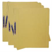KYMA - Carpeta Pressboard Kyma C/Broche 8cm Tamaño Carta Amarillo Paquete C/5