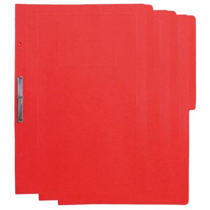 KYMA - Carpeta Pressboard Kyma C/Broche 8cm Tamaño Oficio Rojo Paquete C/3