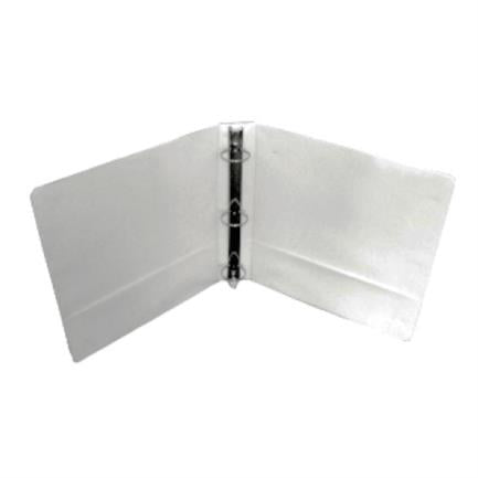 KYMA - Carpeta Panorámica Kyma de Vinil Tamaño Carta 2 1/2" Aro en "O" Blanca