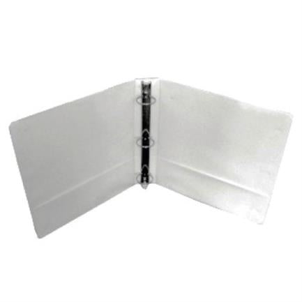 KYMA - Carpeta Panorámica Kyma de Vinil Tamaño Carta 3" Aro en "O" Blanca