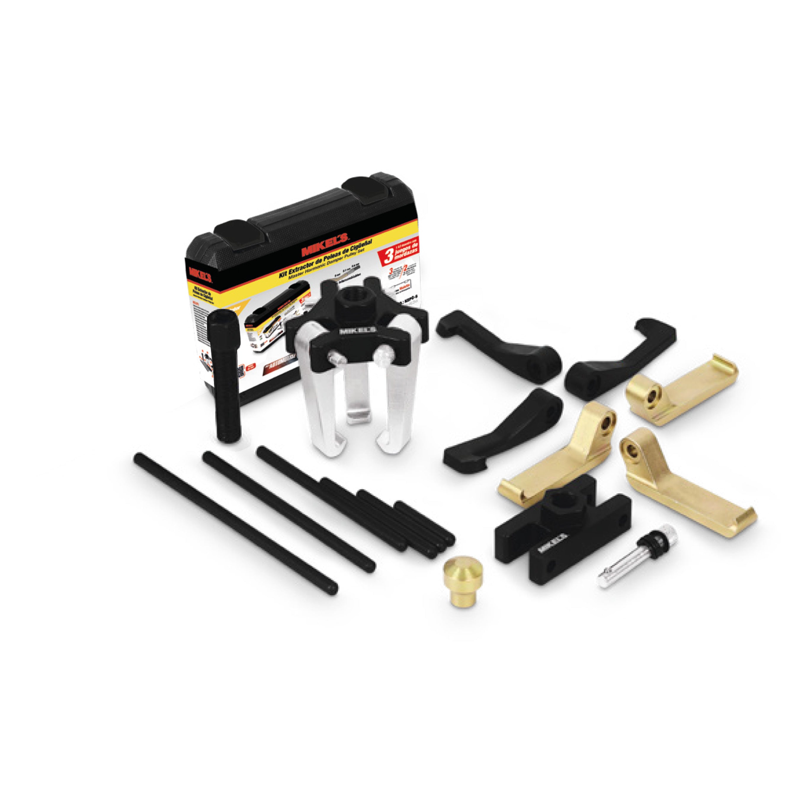 Kit de extractor de poleas de cigüeñal (6 pzas)