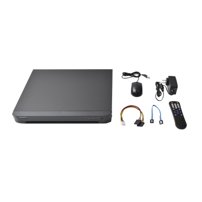 EPCOM PROFESSIONAL - KIT TurboHD 1080p / DVR 8 Canales / 4 Cámaras Bala (exterior 2.8 mm) / 4 Cámaras Eyeball (exterior 2.8 mm) / Transceptores / Conectores / Fuente de Poder Profesional hasta 15 Vcc para Largas Distancias