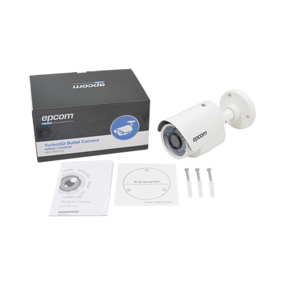EPCOM PROFESSIONAL - KIT TurboHD 1080p / DVR 8 Canales / 4 Cámaras Bala (exterior 2.8 mm) / 4 Cámaras Eyeball (exterior 2.8 mm) / Transceptores / Conectores / Fuente de Poder Profesional hasta 15 Vcc para Largas Distancias